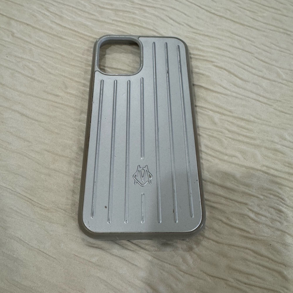 Sleek  silver rimowa Phone Case